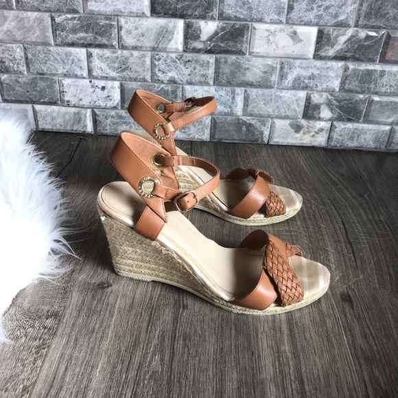 Sperry Shoes - Sperry SAYLOR wedge braided leather sandals 9.5